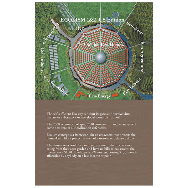 Ecolism 1& 2: My Utopian Eco-city & Eco-Socio-Economic System