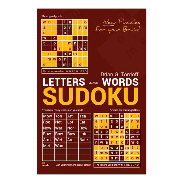 Letters and Words Sudoku: New Puzzles for your Brain!